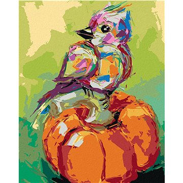 

Diamondi - BAREVNÝ PTÁK NA DÝNI, 40x50 cm, bez rámu a bez vypnutí plátna