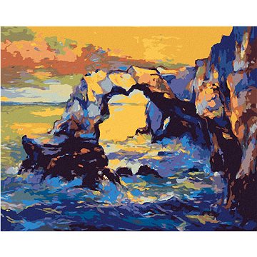 

Diamondi - ÚTES NAD OCEÁNEM, 40x50 cm, bez rámu a bez vypnutí plátna