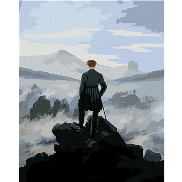 

Diamondi - POUTNÍK NAD MOŘEM MLHY (C. D. FRIEDRICH), 40x50 cm, vypnuté plátno na rám