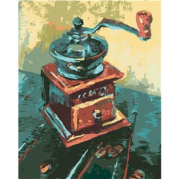 

Diamondi - MLÝNEK NA KÁVU, 40x50 cm, bez rámu a bez vypnutí plátna
