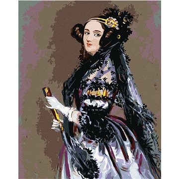 

Diamondi - PORTRÉT ADA LOVELACE (ALFRED EDWARD CHALON), 40x50 cm, bez rámu a bez vypnutí plátna