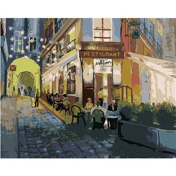 

Diamondi - RESTAURACE V PAŘÍŽI, 40x50 cm, vypnuté plátno na rám