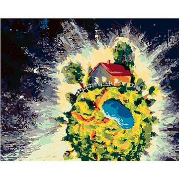 

Diamondi - MALÝ PRINC A JEHO PLANETA, 40x50 cm, vypnuté plátno na rám