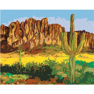 

Diamondi - ARIZONSKÁ POUŠTNÍ KRAJINA, 40x50 cm, vypnuté plátno na rám