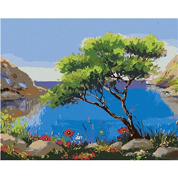 

Diamondi - MOŘSKÁ KRAJINA, 40x50 cm, bez rámu a bez vypnutí plátna