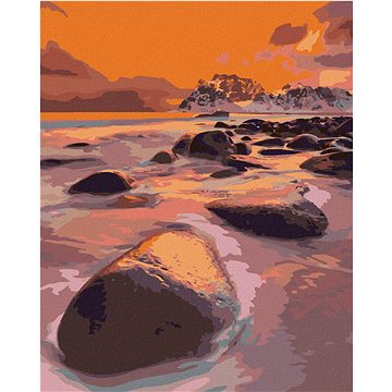 

Diamondi - VELKOLEPÉ SVĚTLO PŘI SNĚHOVÉ BOUŘI, 40x50 cm, vypnuté plátno na rám