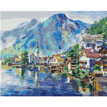 

Diamondi - KRAJINA RAKOUSKÉ VESNICE, 40x50 cm, vypnuté plátno na rám