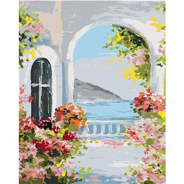 

Diamondi - LETNÍ DŮM U MOŘE, 40x50 cm, bez rámu a bez vypnutí plátna
