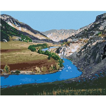 

Diamondi - ŘEKA KATUŇ, 40x50 cm, bez rámu a bez vypnutí plátna