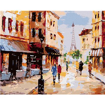 

Diamondi - ULICE V PAŘÍŽI, 40x50 cm, bez rámu a bez vypnutí plátna