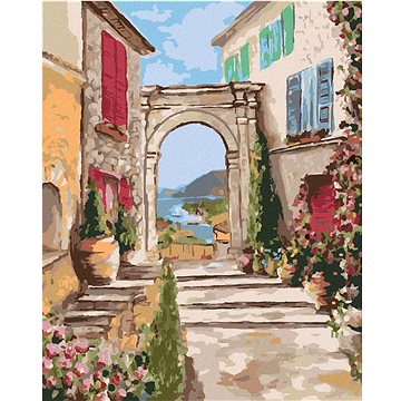 

Diamondi - CESTIČKA K MOŘI, 40x50 cm, vypnuté plátno na rám