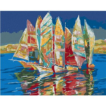 

Diamondi - BAREVNÉ PLACHETNICE, 40x50 cm, bez rámu a bez vypnutí plátna