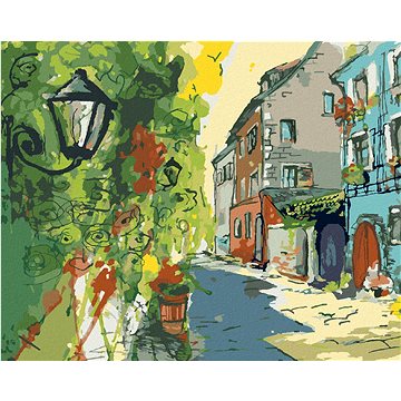 

Diamondi - MALÁ MĚSTSKÁ ULIČKA, 40x50 cm, bez rámu a bez vypnutí plátna