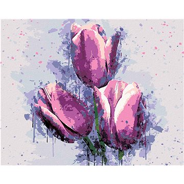 

Diamondi - MALOVANÉ TULIPÁNY, 40x50 cm, bez rámu a bez vypnutí plátna
