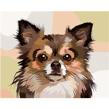

Diamondi - PES PORTRÉT, 40x50 cm, vypnuté plátno na rám