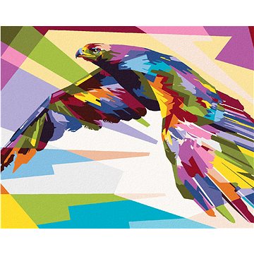 

Diamondi - BAREVNÝ OREL V LETU, 40x50 cm, bez rámu a bez vypnutí plátna