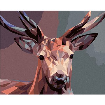 

Diamondi - JELEN MOZAIKA, 40x50 cm, vypnuté plátno na rám