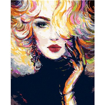 

Diamondi - TAJEMNÁ ŽENA V BARVÁCH, 40x50 cm, bez rámu a bez vypnutí plátna