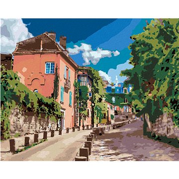 

Diamondi - ZELENÁ ULIČKA V PAŘÍŽI, 40x50 cm, bez rámu a bez vypnutí plátna