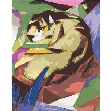 

Diamondi - TYGR (FRANZ MARC), 40x50 cm, bez rámu a bez vypnutí plátna