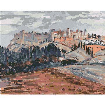 

Diamondi - OPEVNĚNÝ HRAD (GEORGETTE AGUTTE), 40x50 cm, bez rámu a bez vypnutí plátna