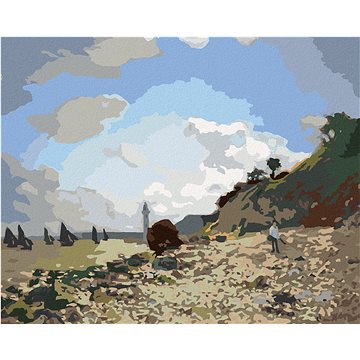 

Diamondi - PLÁŽ V HONFLEURU (CLAUDE MONET), 40x50 cm, vypnuté plátno na rám
