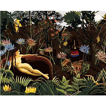 

Diamondi - SEN (HENRI ROUSSEAU), 40x50 cm, vypnuté plátno na rám