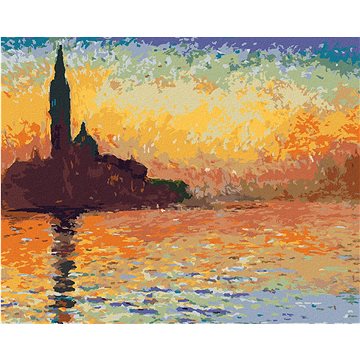 

Diamondi - SAN GIORGIO MAGGIORE ZA SOUMRAKU (CLAUDE MONET), 40x50 cm, vypnuté plátno na rám