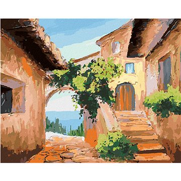 

Diamondi - DOMEČEK U MOŘE, 40x50 cm, bez rámu a bez vypnutí plátna