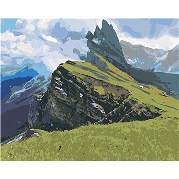 

Diamondi - HŘEBEN ODLE ODDĚLUJÍCÍ ÚDOLÍ, 40x50 cm, vypnuté plátno na rám