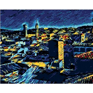 

Diamondi - FLORENCE PODLE VAN GOGHA, 40x50 cm, vypnuté plátno na rám
