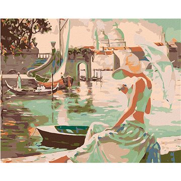 

Diamondi - ODPOČINEK V PŘÍSTAVU, 40x50 cm, bez rámu a bez vypnutí plátna