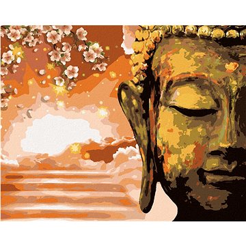 

Diamondi - BUDDHA A STROM, 40x50 cm, bez rámu a bez vypnutí plátna