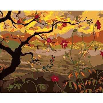 

Diamondi - JABLOŇ S ČERVENÝMI PLODY (PAUL RANSON), 40x50 cm, vypnuté plátno na rám