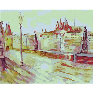 

Diamondi - ABSTRAKTNÍ KARLŮV MOST, 40x50 cm, bez rámu a bez vypnutí plátna