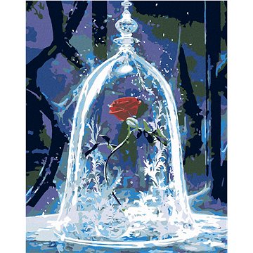 

Diamondi - RŮŽE POD POKLOPEM, 40x50 cm, vypnuté plátno na rám