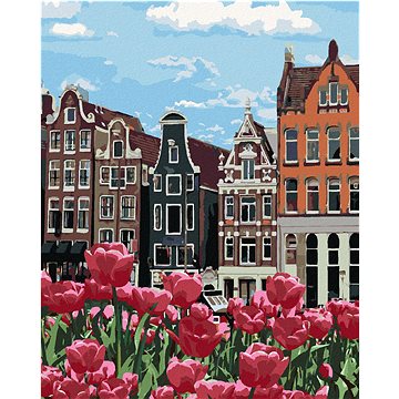 

Diamondi - TULIPÁNY V AMSTERDAMU II, 40x50 cm, bez rámu a bez vypnutí plátna