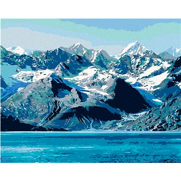 

Diamondi - NÁRODNÍ PARK GLACIER BAY, 40x50 cm, vypnuté plátno na rám