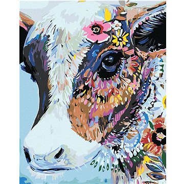 

Diamondi - KVĚTINOVÁ KRAVIČKA, 40x50 cm, bez rámu a bez vypnutí plátna