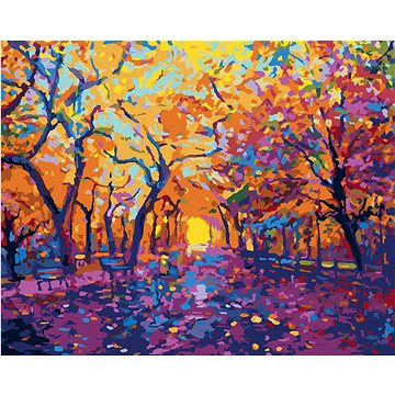 

Diamondi - PODZIMNÍ LISTÍ, 40x50 cm, bez rámu a bez vypnutí plátna