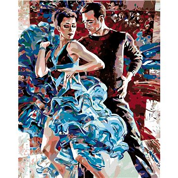 

Diamondi - NESPOUTANÝ TANEC, 40x50 cm, bez rámu a bez vypnutí plátna