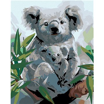 

Diamondi - KOALA S MLÁDĚTEM, 40x50 cm, bez rámu a bez vypnutí plátna