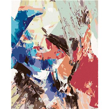 

Diamondi - BAREVNÁ ABSTRAKCE, 40x50 cm, vypnuté plátno na rám