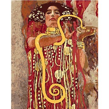 

Diamondi - HYGEIA (G. KLIMT), 40x50 cm, vypnuté plátno na rám