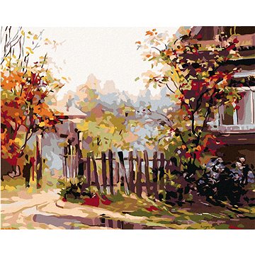 

Diamondi - NA VENKOVĚ PŘED DOMEM, 40x50 cm, bez rámu a bez vypnutí plátna