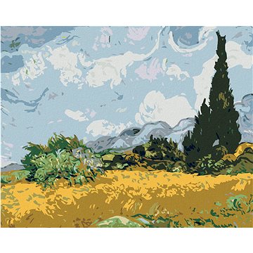 

Diamondi - Diamantové malování - STROMY NA LOUCE, 40x50 cm, bez rámu a bez vypnutí plátna