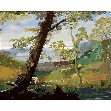

Diamondi - ŘÍČNÍ KRAJINA (ANNIBALE CARRACCI), 40x50 cm, vypnuté plátno na rám