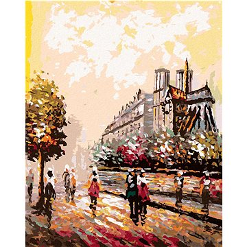 

Diamondi - PŘEKRÁSNÁ PAŘÍŽ, 40x50 cm, vypnuté plátno na rám