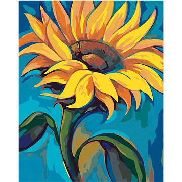 

Diamondi - VELKÁ SLUNEČNICE, 40x50 cm, vypnuté plátno na rám