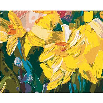 

Diamondi - ŽLUTÉ NARCISY, 40x50 cm, bez rámu a bez vypnutí plátna